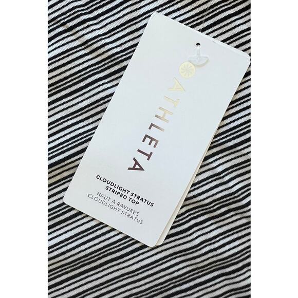 Athleta Cloudlight Long Sleeve Striped Top - Size XS - Picture 3 of 4